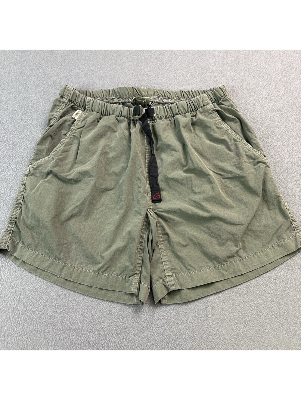 Vintage Gramicci Shorts Size Medium Green Outdoors Hiking USA Made